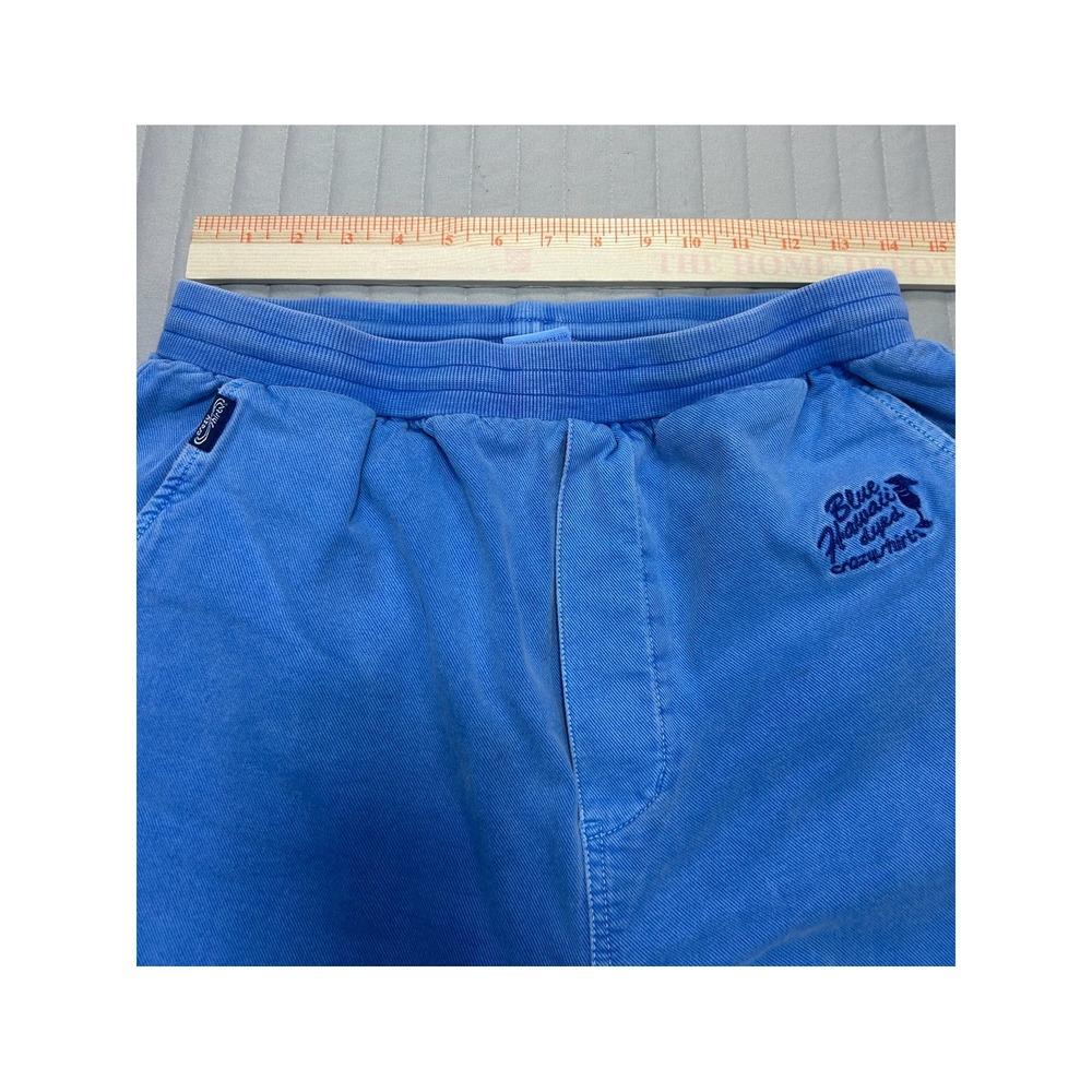 Crazy Shirts Mens Blue Hawaii Dyed Cotton Jogger Canton Pants Size M - Picture 10 of 10